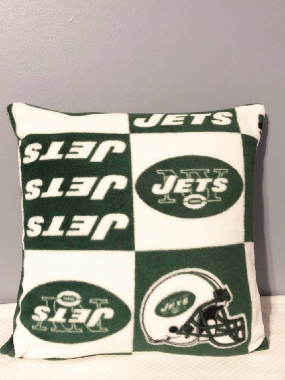 New York Jets NFL Throw Pillow 16" x 16"